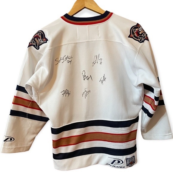 Signed EDMONTON OILERS autographed youth jersey NHL Pro Player - Picture 5 of 9
